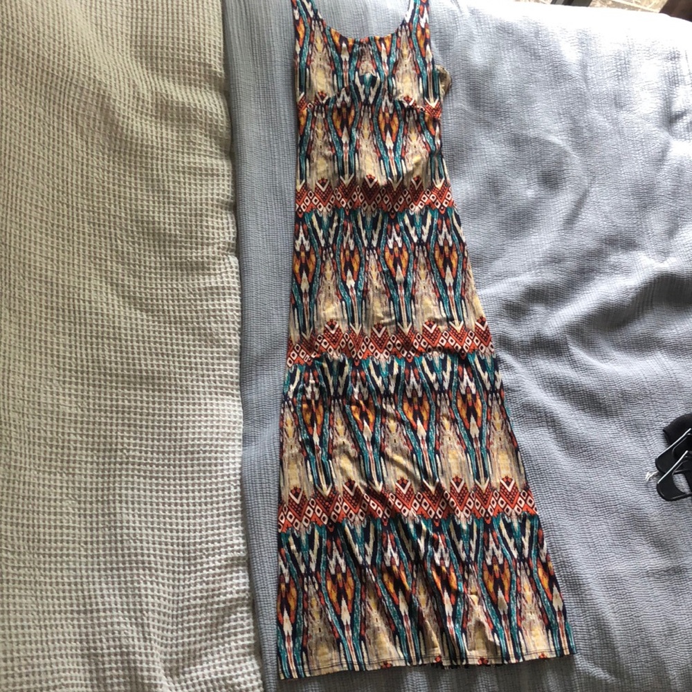 Patterned maxi dress